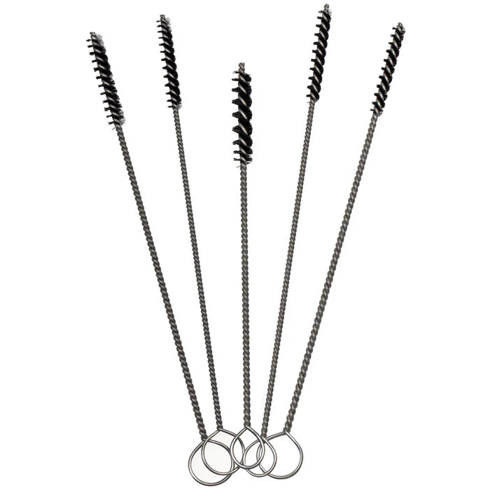 CYLINDER HEAD VALVE GUIDE NYLON BRUSH 5 PCE KIT